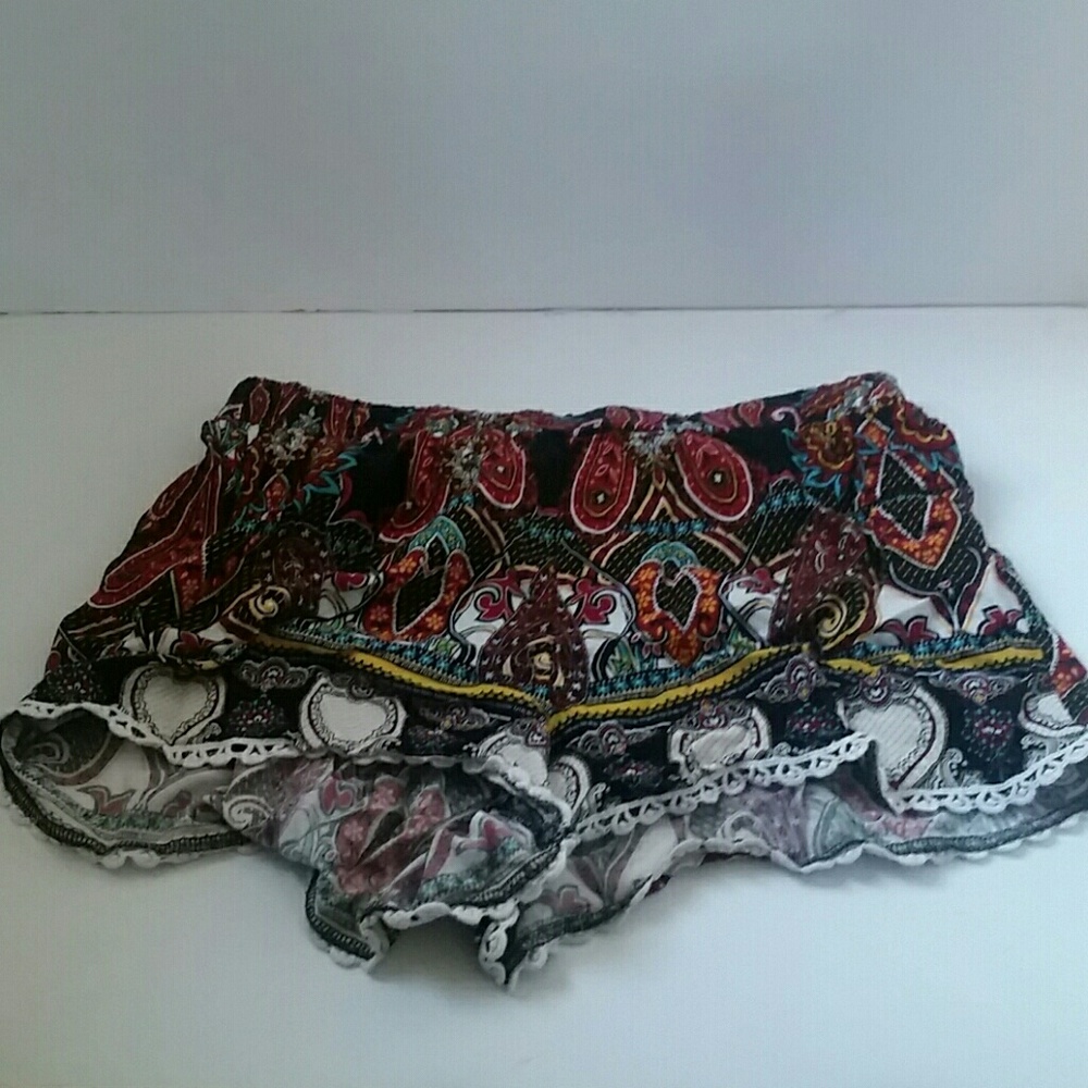 Patterned colorful shorts